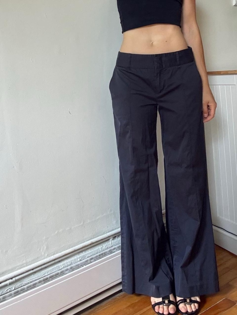 Wide Leg Cotton Trousers — BCBG Maxazria - Picture 2 of 6